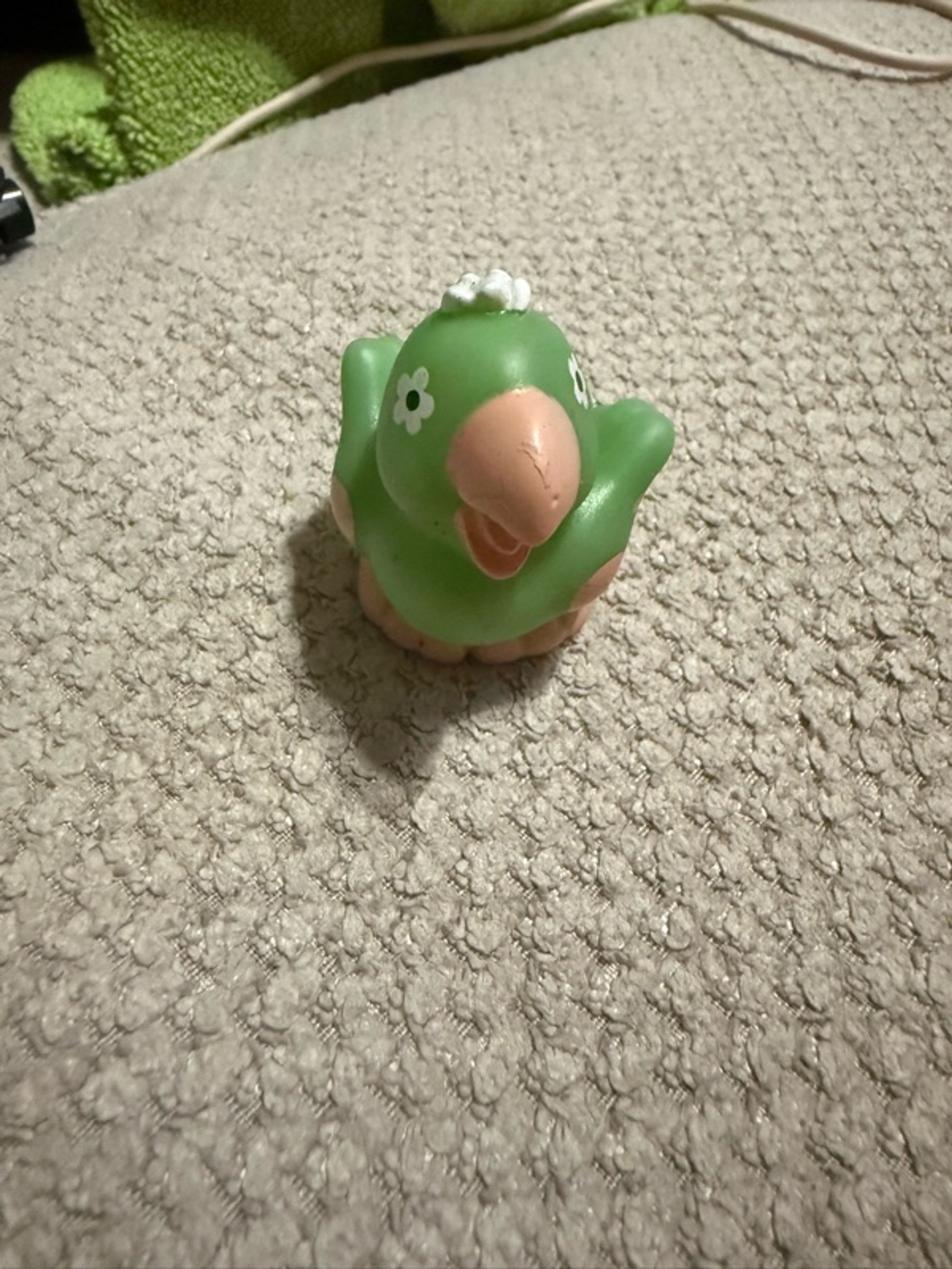 Kenner Strawberry Shortcake Parfait Parrot Green Pet Figure