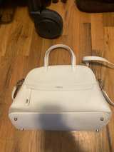 Furla Piper M Dome Leather Handbag White/Talco - Image 1
