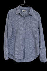 Lucky Brand Striped Embroidered Button Down Shirt - Image 1