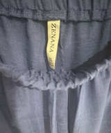 Zenana Linen Blend Elastic Waist Pants size XL Designer Boho - Image 1