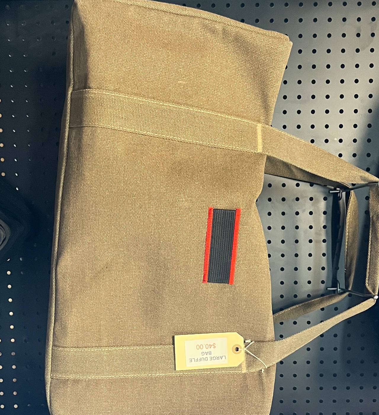 Large Canvas Duffle Bag