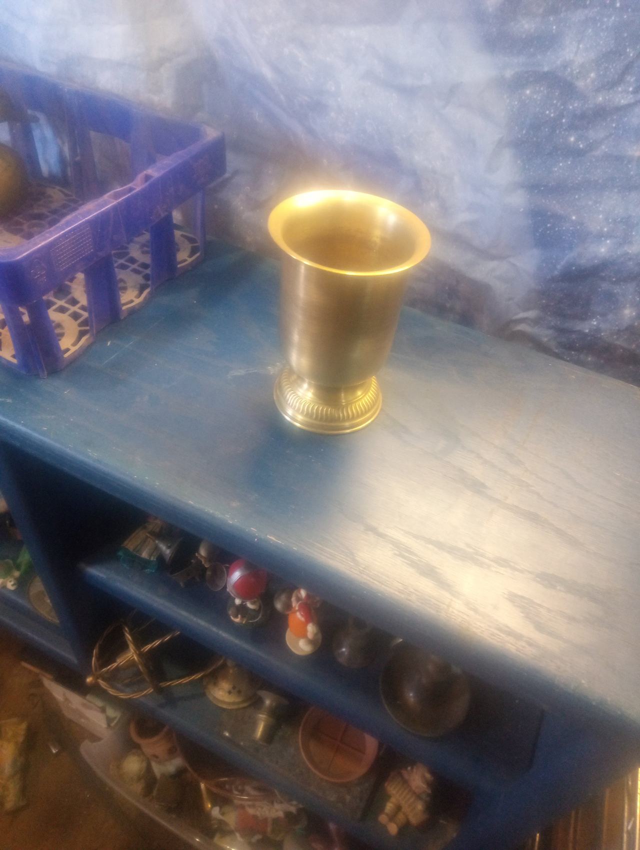 Vintage Brass Chalice Goblet