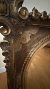 Antique Ornate Wall Mirror - Image 3