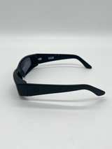 Spy+ Youth Kids Wrap Sunglasses Matte Black Gray Lenses Made in Italy - Image 2