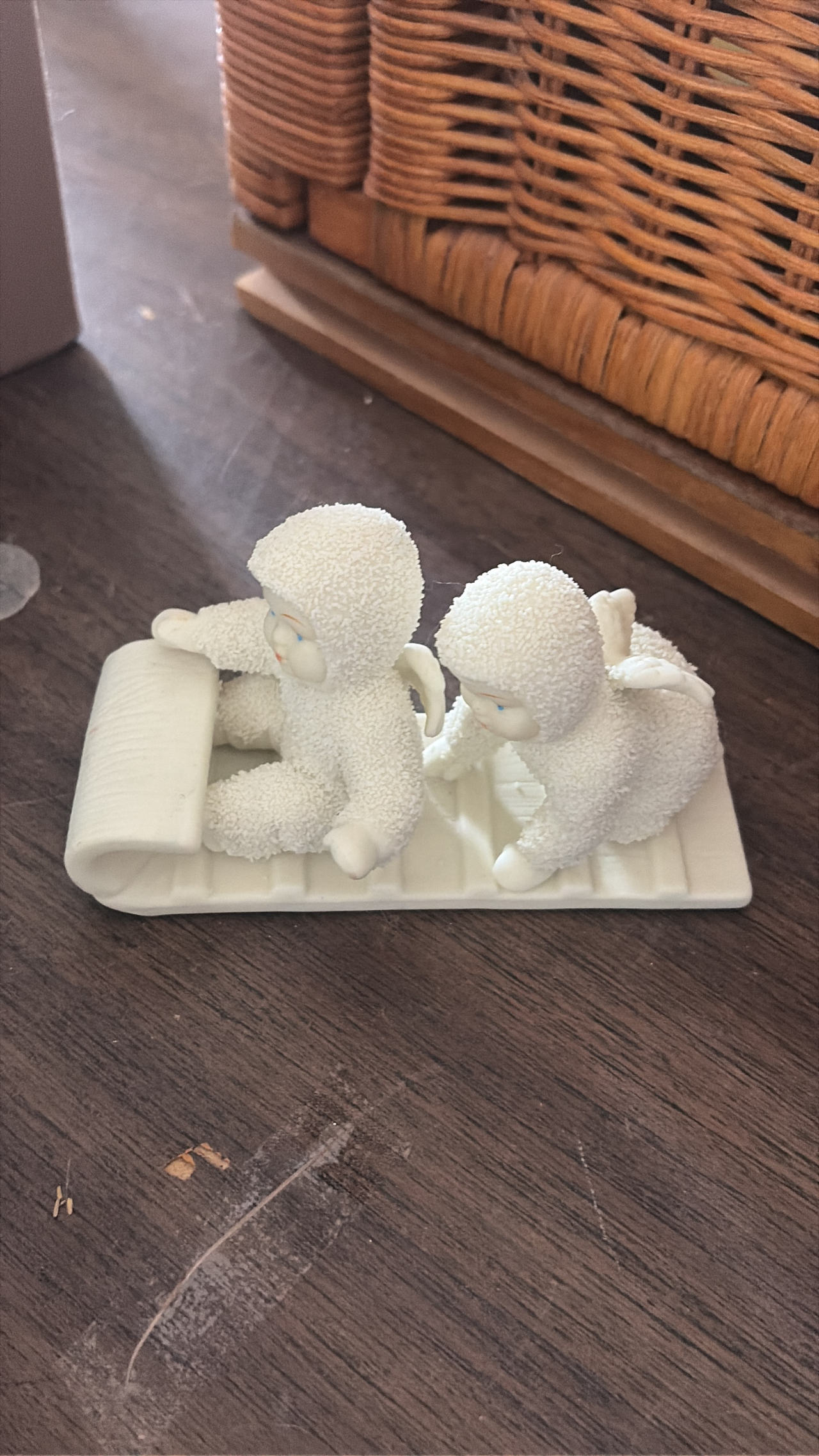 Department 56 Snowbabies Sledding Figurine