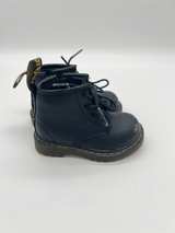 Dr. Martens 1460 Toddler Boots Black Side Zip Lace Up US 5 UK 4 EU 20 - Image 4