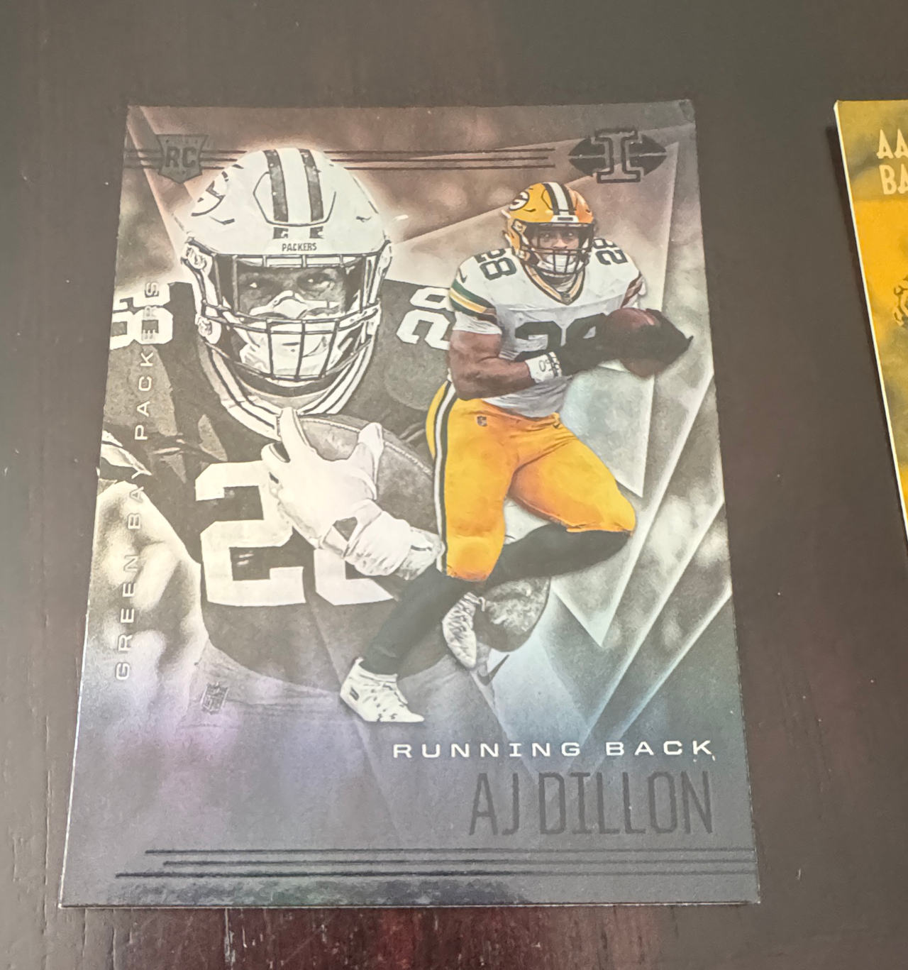 2020 Panini Illusions AJ Dillon Rookie Card #117