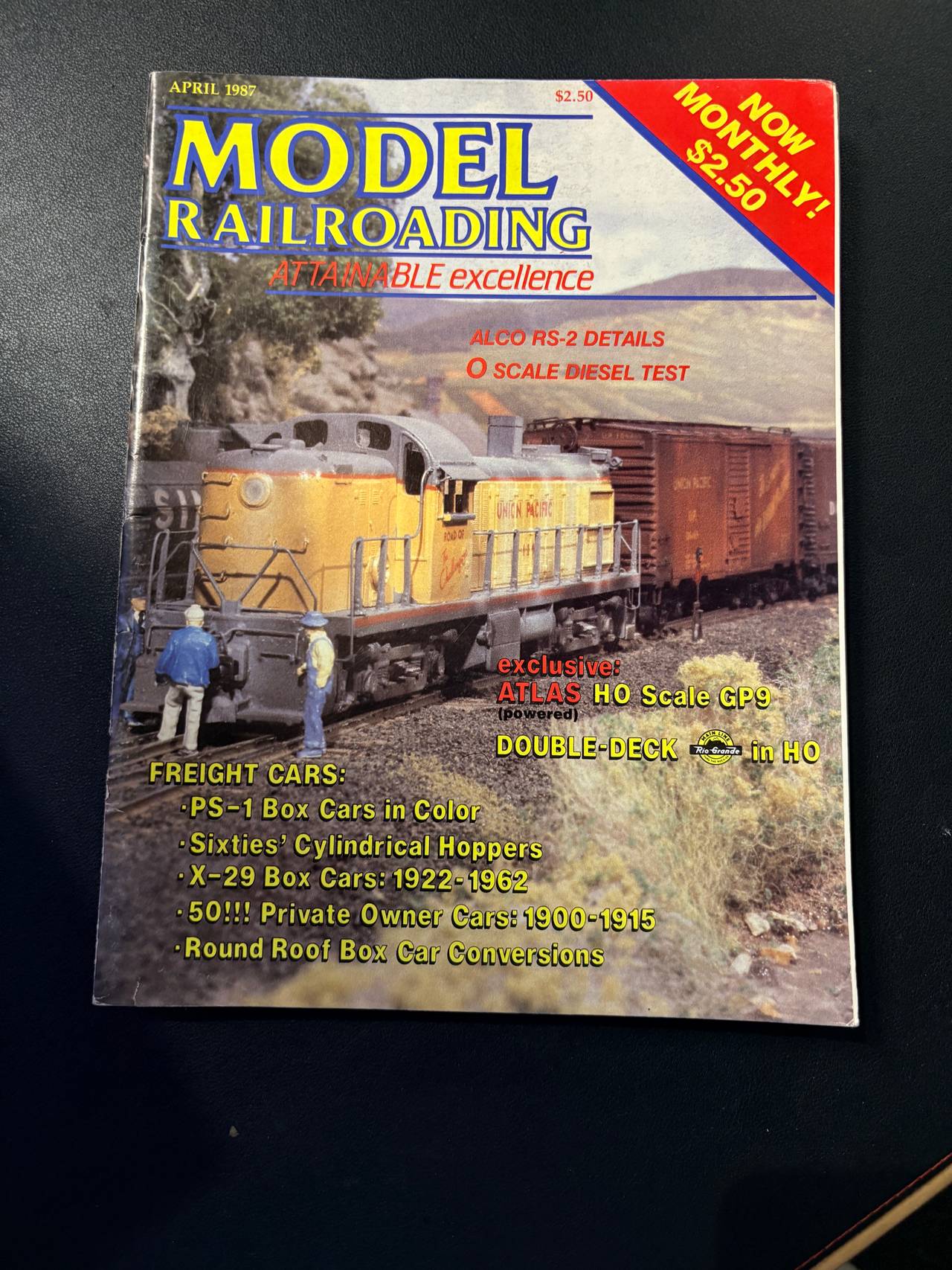 Model Railroading Magazine April 1987 Issue