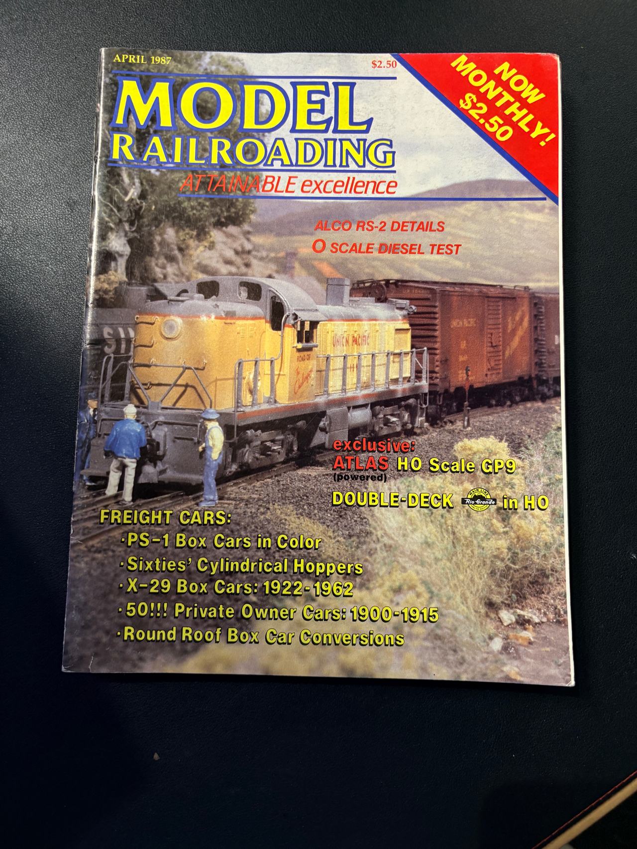 Model Railroading Magazine April 1987 Issue