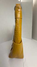 Michael Rome Designs Leather Croc Embossed Hobo Shoulder Bag - Image 4