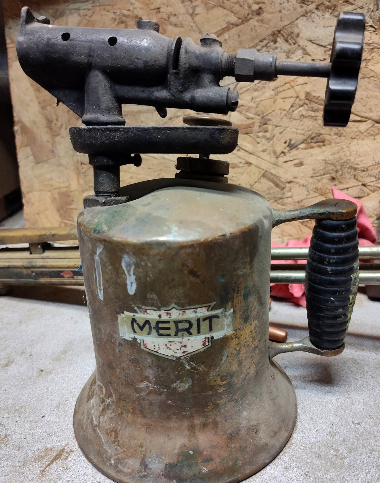 Merit Vintage Brass Blow Torch