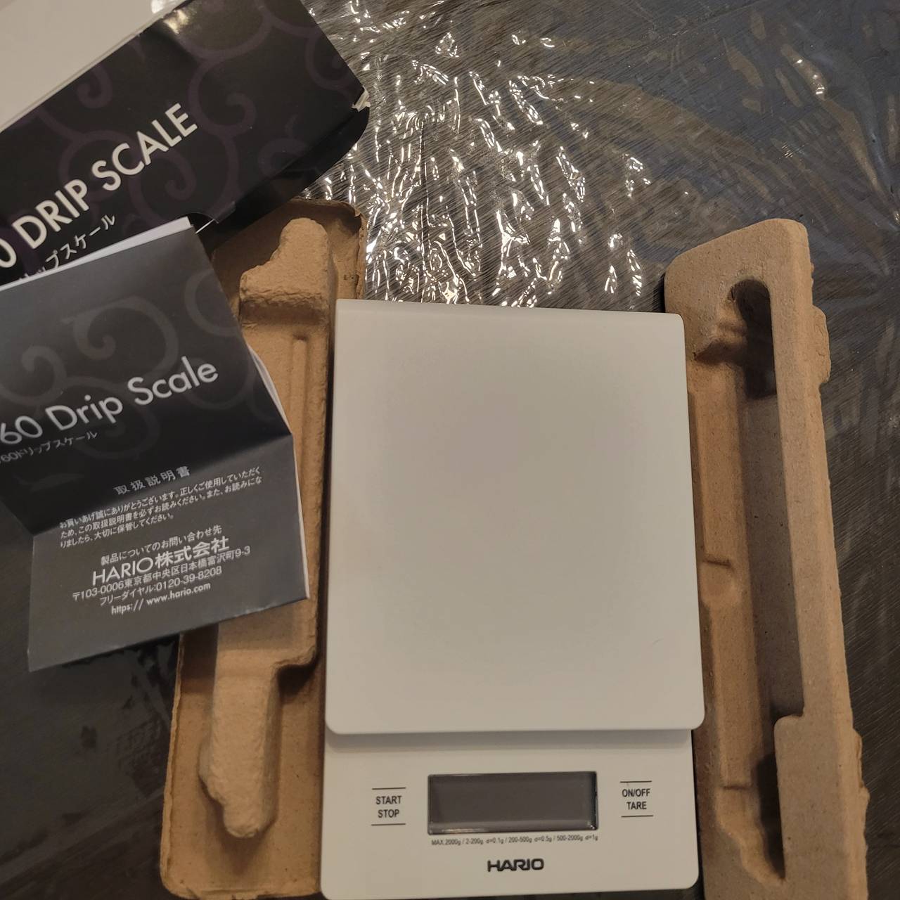 Hario V60 Drip Scale White