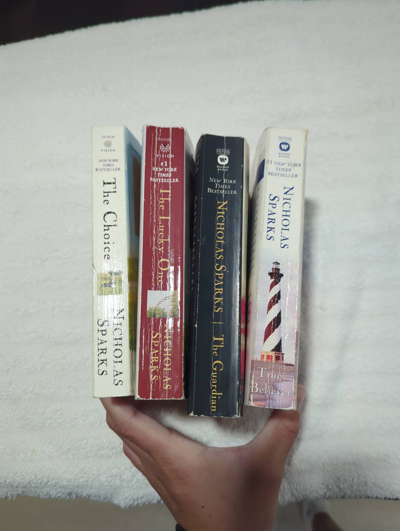 Nicholas Sparks Paperback Book Lot of 4