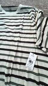 Volcom Sylvan Crew SS Striped T-Shirt new with tags xl - Image 3