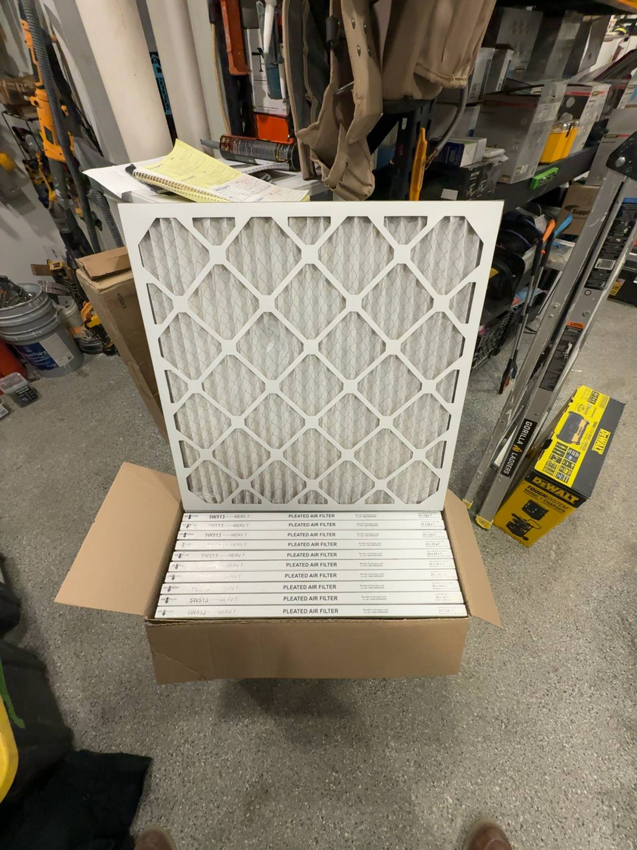 AIRx 24 x24 x1 Pleated Air Filter MERV 7
