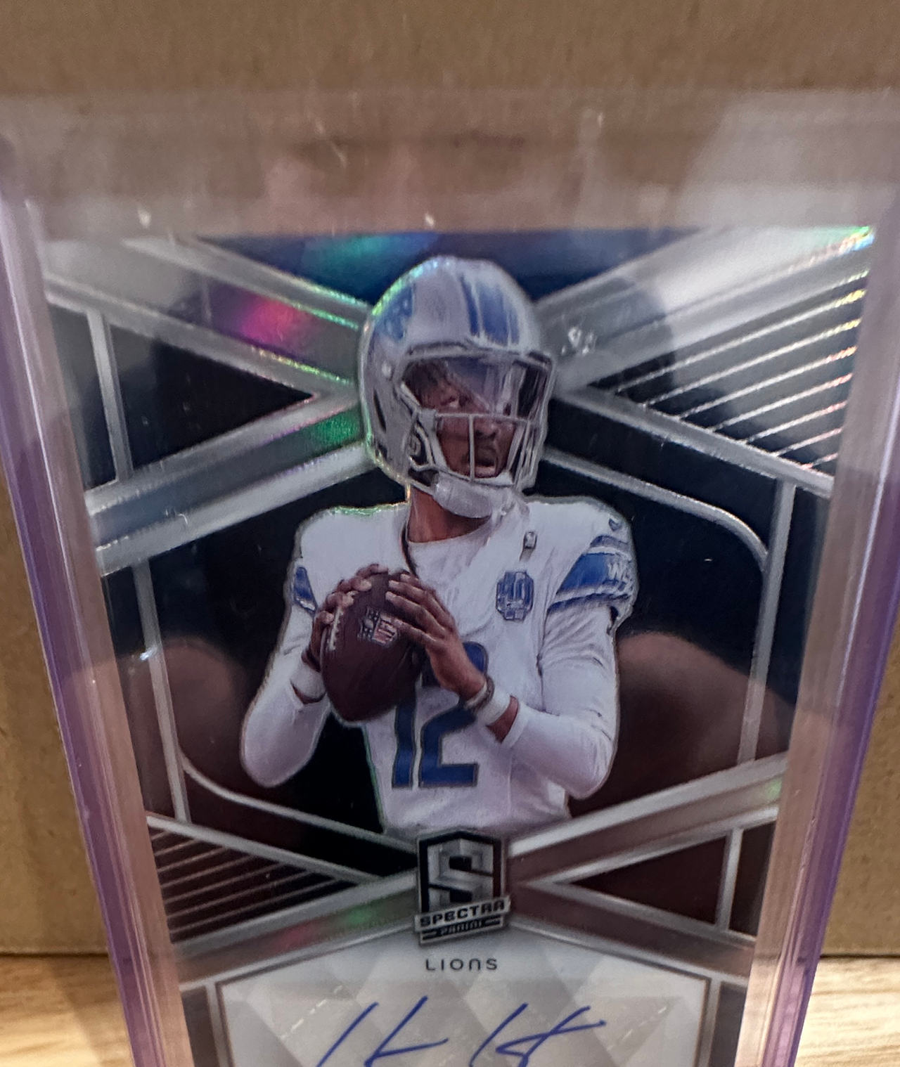 2023 Panini Spectra Hendon Hooker Rookie Autograph Card 176/199