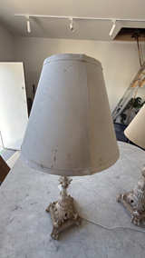 Regency Hill Elize Traditional Candlestick Table Lamp Set of 2 Whitewashed Beige - Image 2