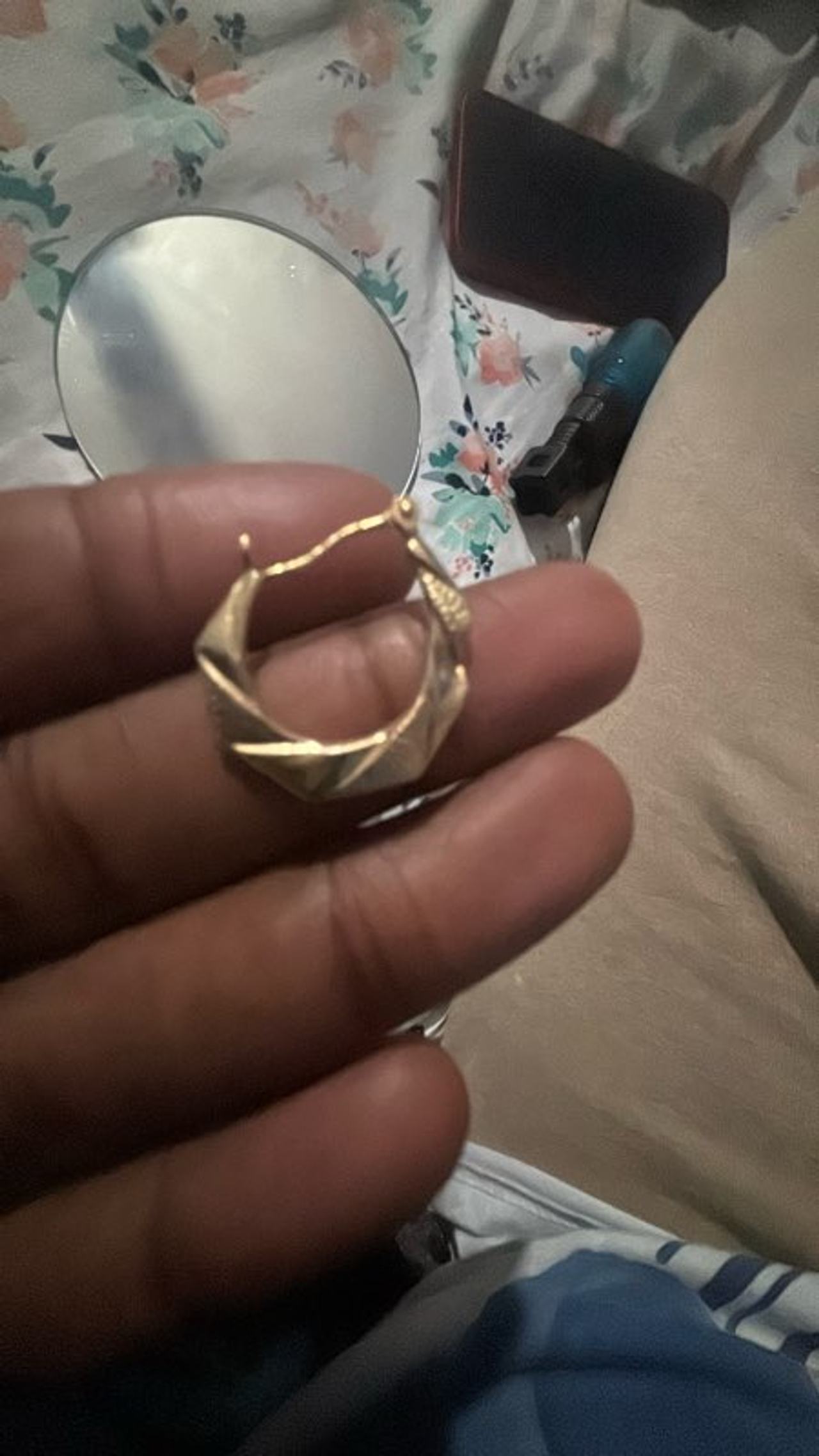 Gold Hoop Earring