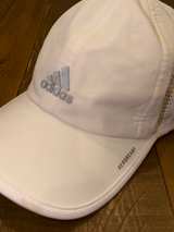 Adidas Aeroready White Hat One Size Adjustable Baseball Cap  - Image 2