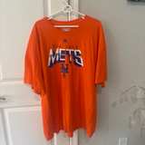 Majestic New York Mets Orange Graphic T-Shirt - Image 1