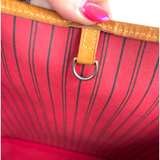 Louis Vuitton Neverfull MM Cherry Red Tote - Image 5
