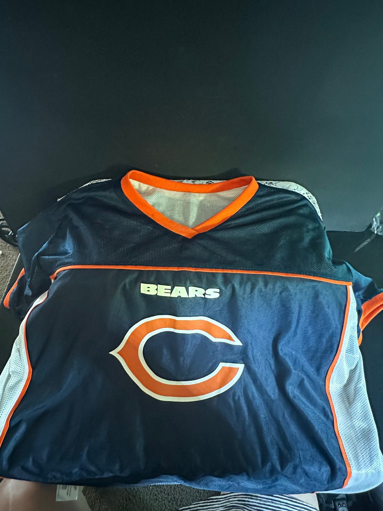 Chicago Bears Flag Football Youth M Reversible NFL Jersey