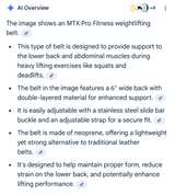 MTX Pro Fitness Weight Lifting Belt - Image 2
