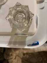 Vintage Star Shaped Clear Glass Candle Holder - Image 4