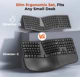 Meetion EK01 Wireless Ergonomic Keyboard and Mouse Combo - Image 4