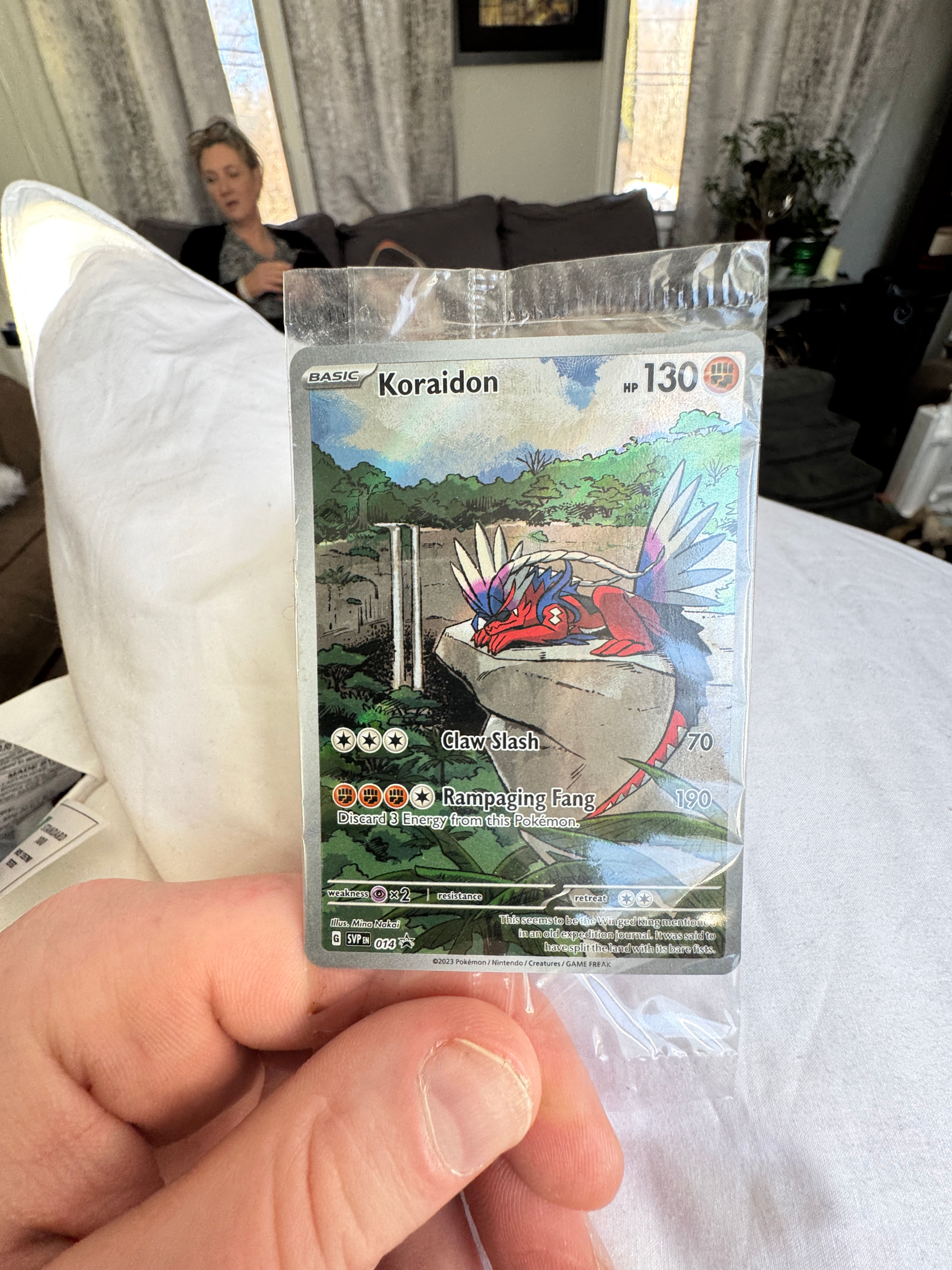 Pokémon TCG Koraidon Scarlet & Violet Black Star Promo SVP 014