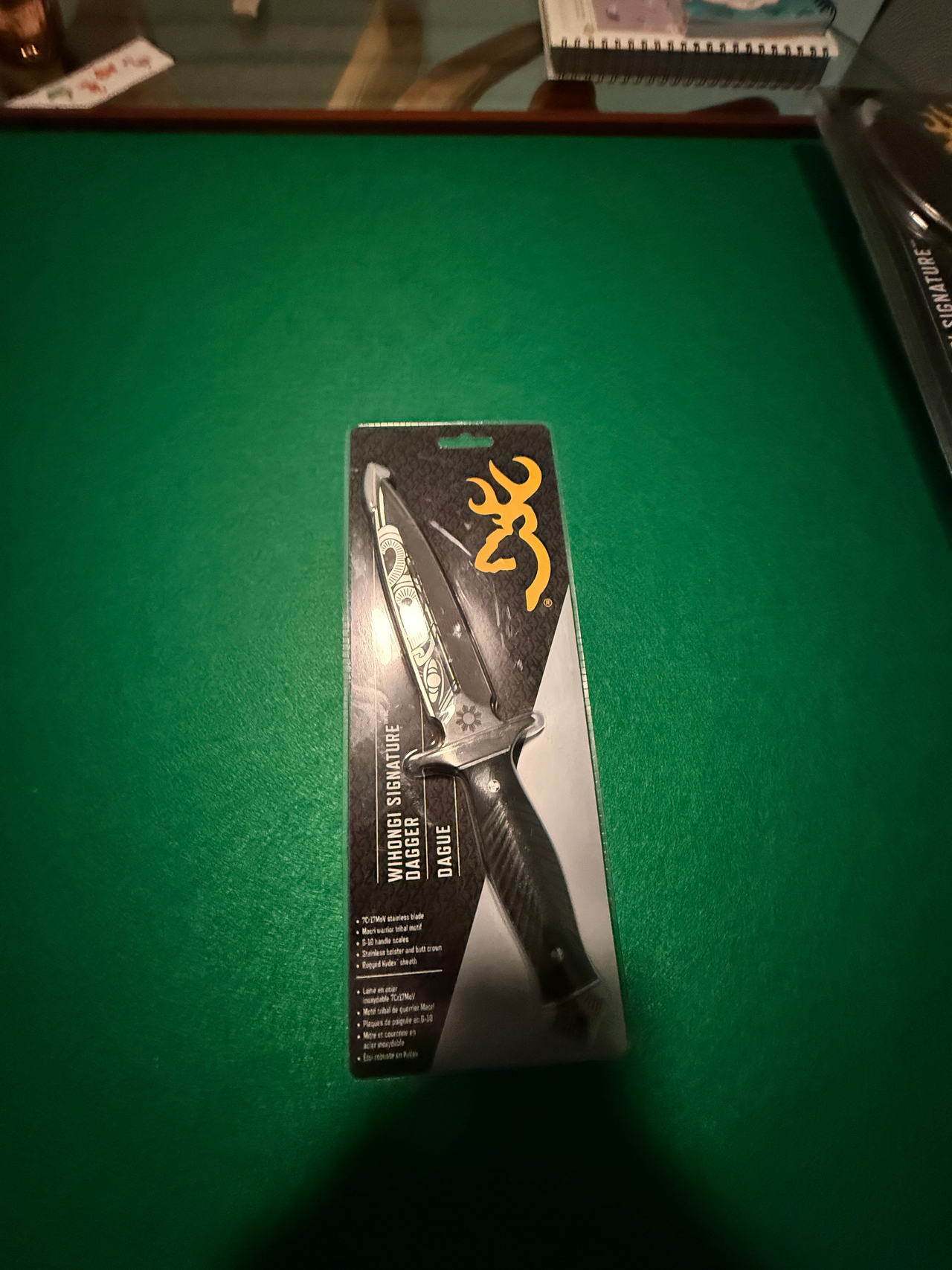 Discontinued Browning Wihongi Signature Dagger in original packaging