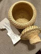 Tohono O'odham Hand Woven Basket by Delphia Ortega - Image 5