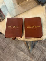 Levenger Press Miniature William Shakespeare Leather Bound Books - Image 1