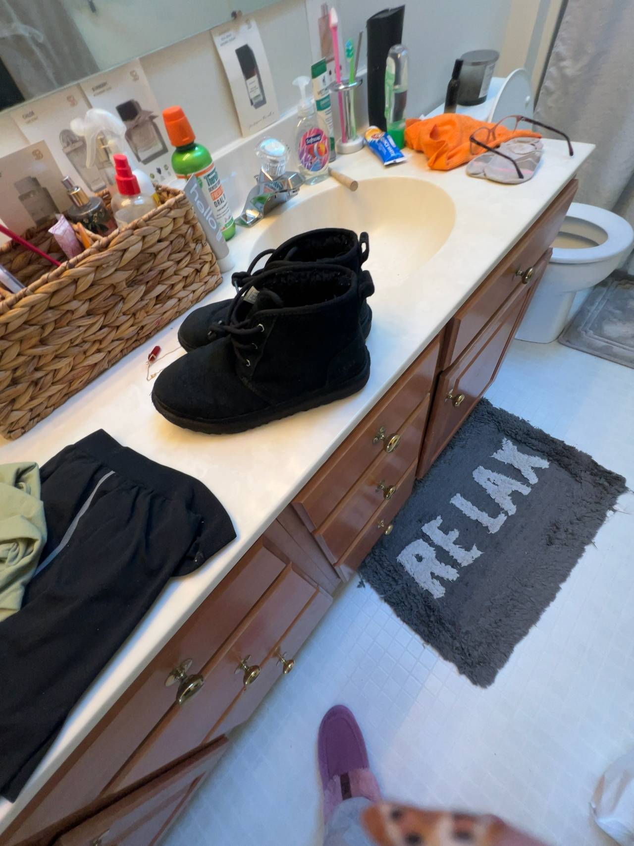 UGG Neumel Women's Black Suede Boot