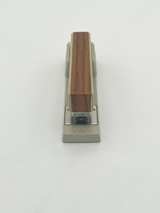 Vintage Swingline 737 Desk Stapler Beige Faux Wood Grain Tested Works USA - Image 3