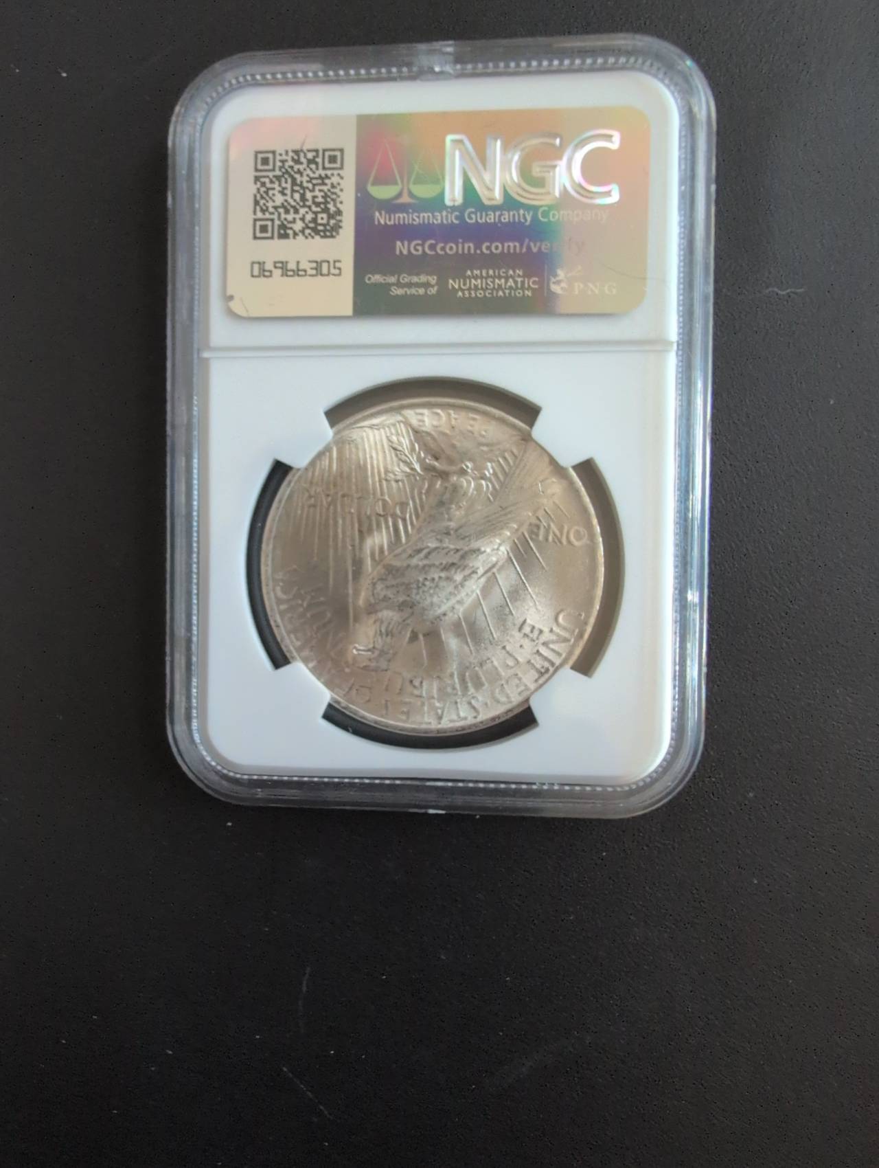 1922 Peace Silver Dollar NGC MS63