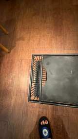 Black Wood Side Table with Magazine Rack - Image 7