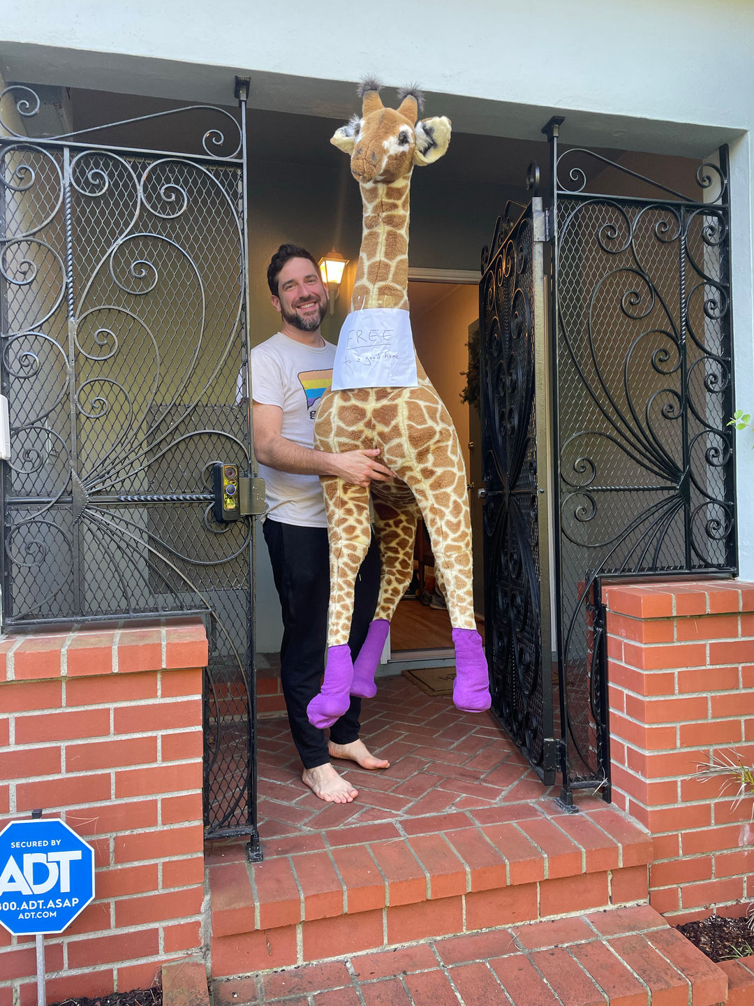 Melissa & Doug Giant Giraffe Lifelike Stuffed Animal