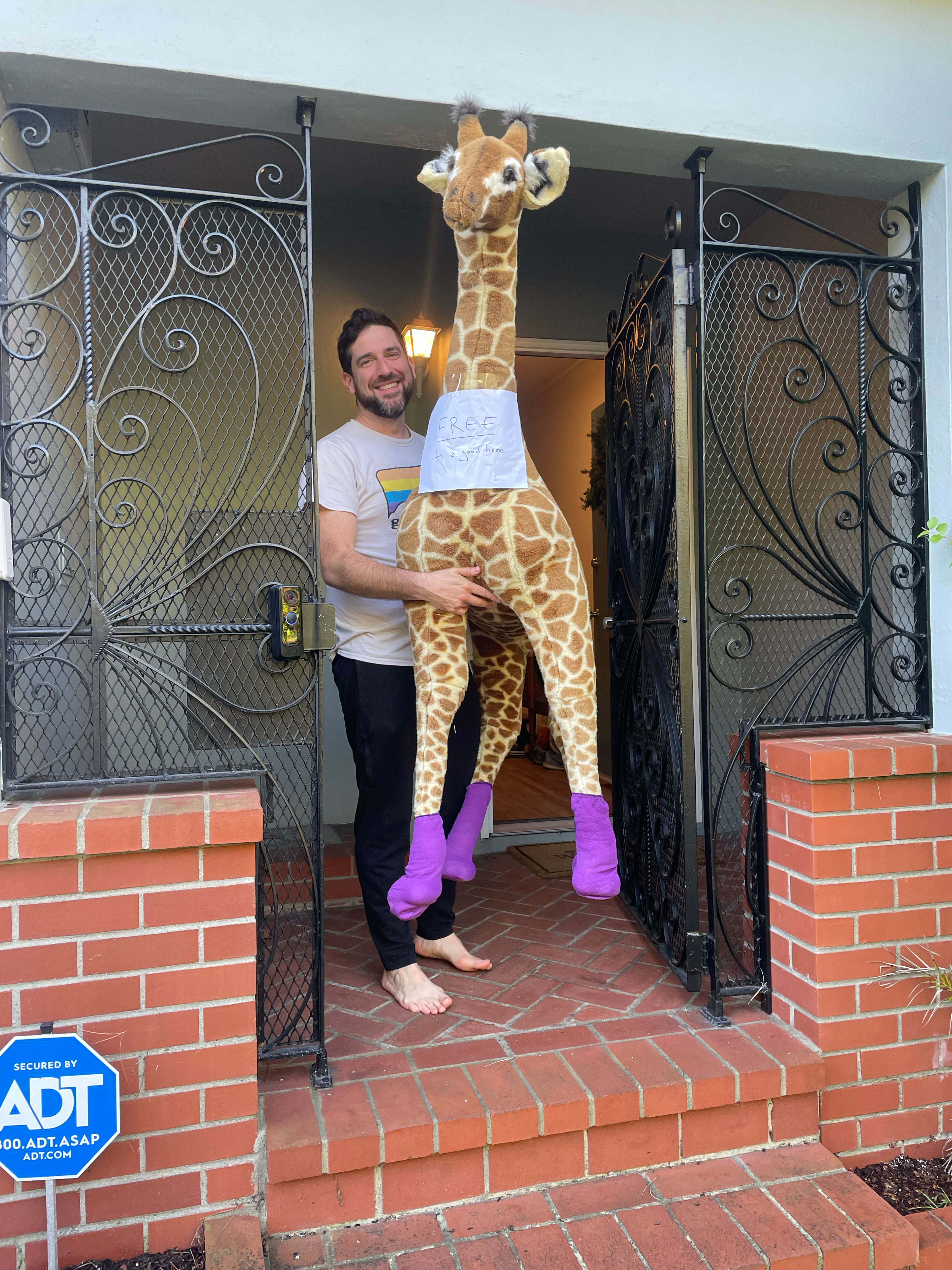 Melissa & Doug Giant Giraffe Lifelike Stuffed Animal