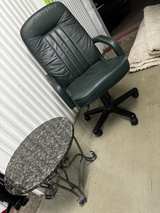 Green Leather Executive Office Chair - Image 5