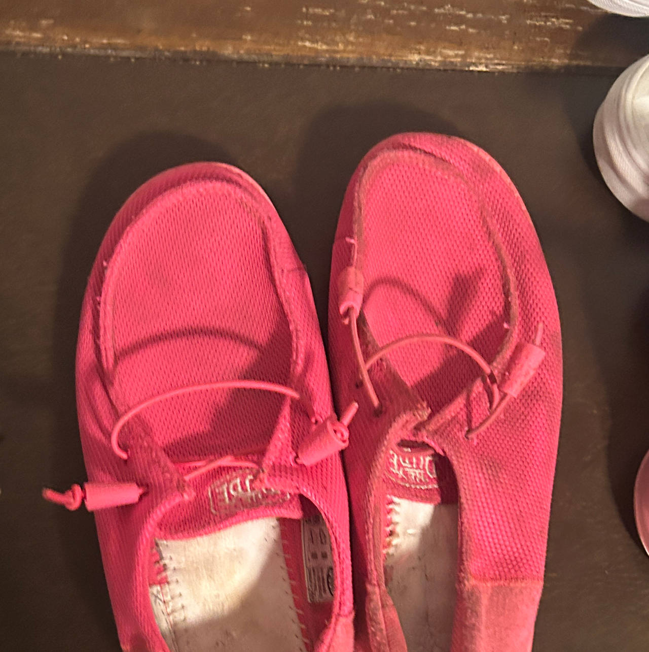 Hey Dude Wendy Pink Canvas Shoes