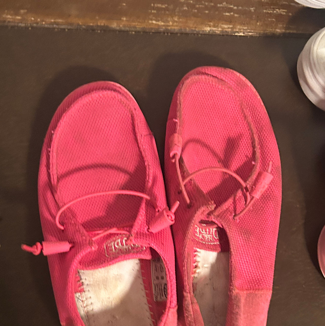 Hey Dude Wendy Pink Canvas Shoes