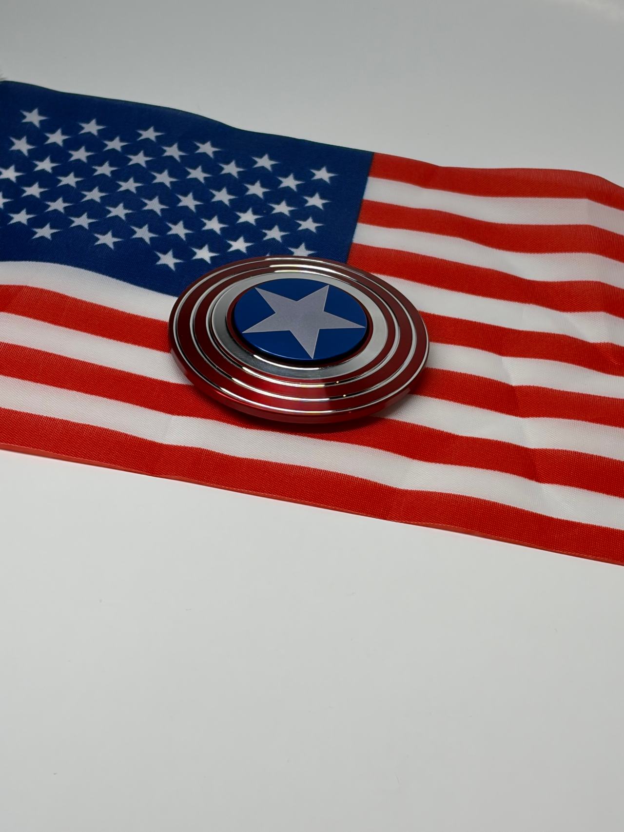 Captain America Shield Metal Fidget Spinner