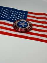 Captain America Shield Metal Fidget Spinner - Image 1