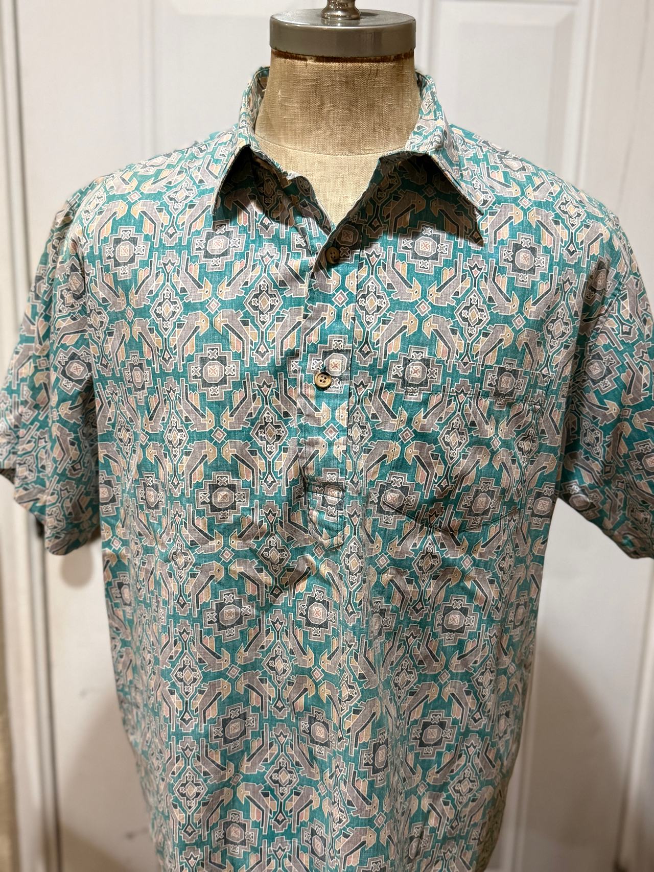 RARE Vintage The Ono Shirt | XL Liberty House Hawaii Geometric Aloha