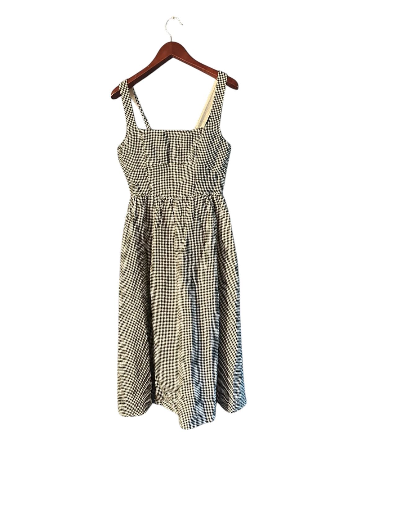 Quince 100% European Linen Fit & Flare Midi Dress Size Medium NWT
