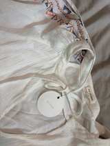 En Crème Embroidered Sleeve Tiered Mini Dress - Image 3