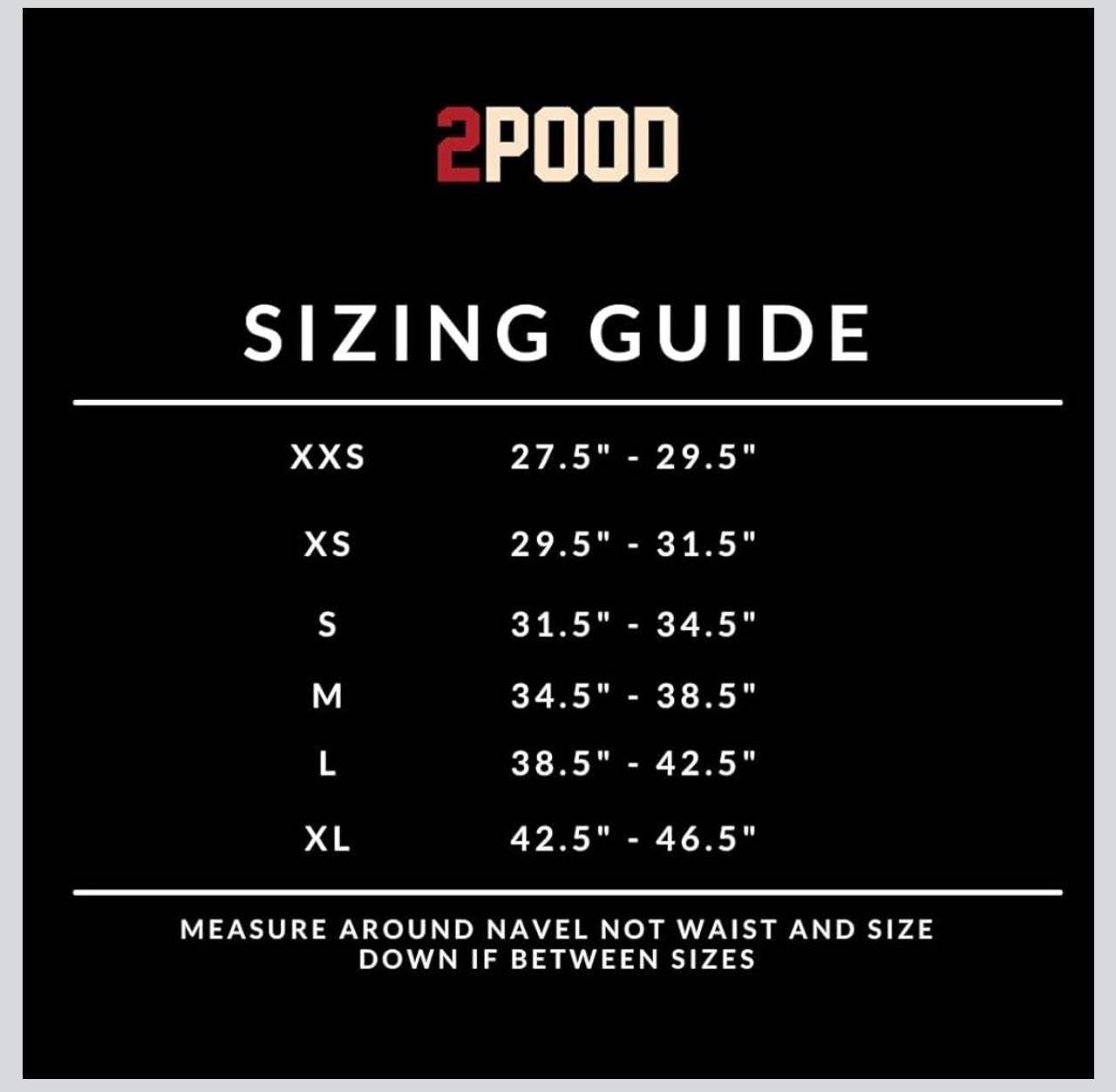 NEW 2Pood 4" CrossFit Weightlifting Belt - XXS