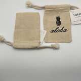 SoHa Living Aloha Canvas Drawstring Bags - Image 5