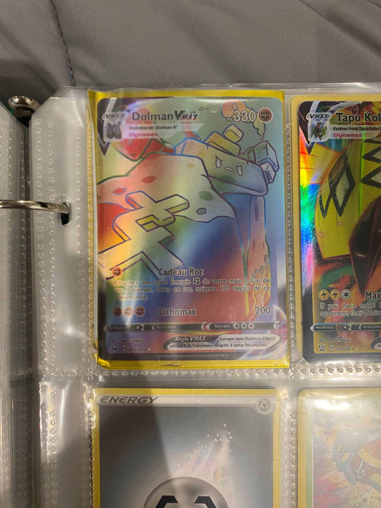 Pokémon TCG Dolman VMAX Sword & Shield 205/202 Secret Rare (French)